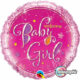 Welcome Baby Girl Balloons