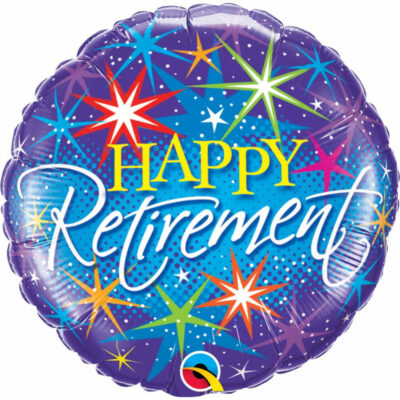 Happy Retirement Firecrackers Balloons