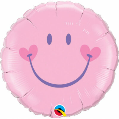 It's a Girl Smiley Face Balloons